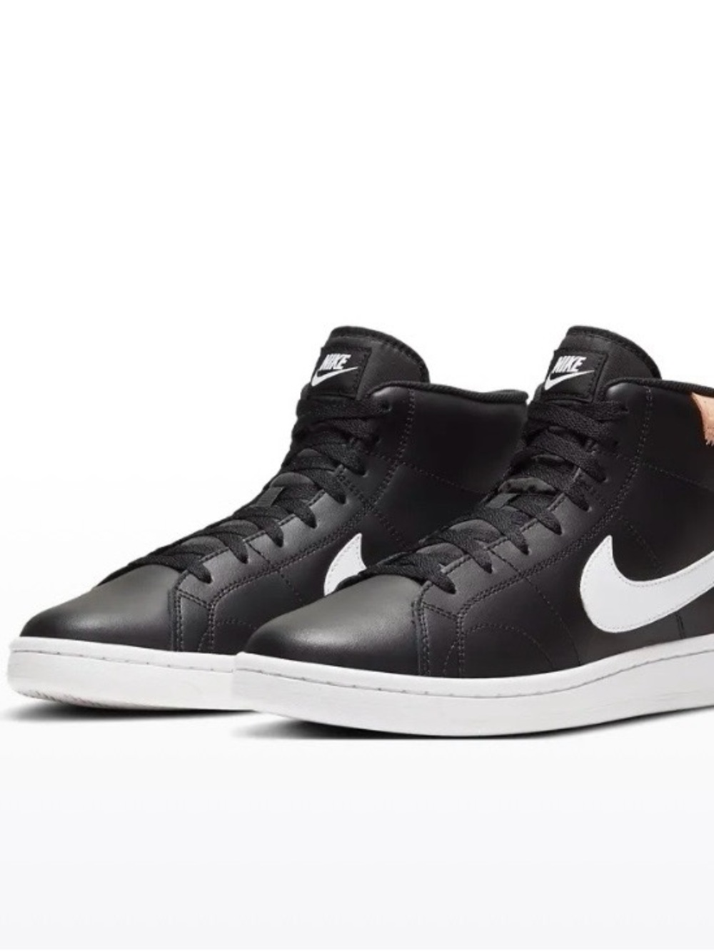 Size 11.5 - Nike Men’s Court Royale 2 Mid Black Onyx Shoe CQ9179-001 No Lid - Picture 3 of 8